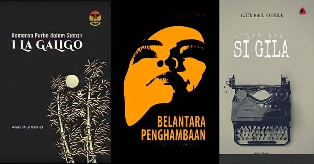 Beberapa sampul buku karya penulis asal Luwu, Alvin Setiawan. (Dok. Istimewa)