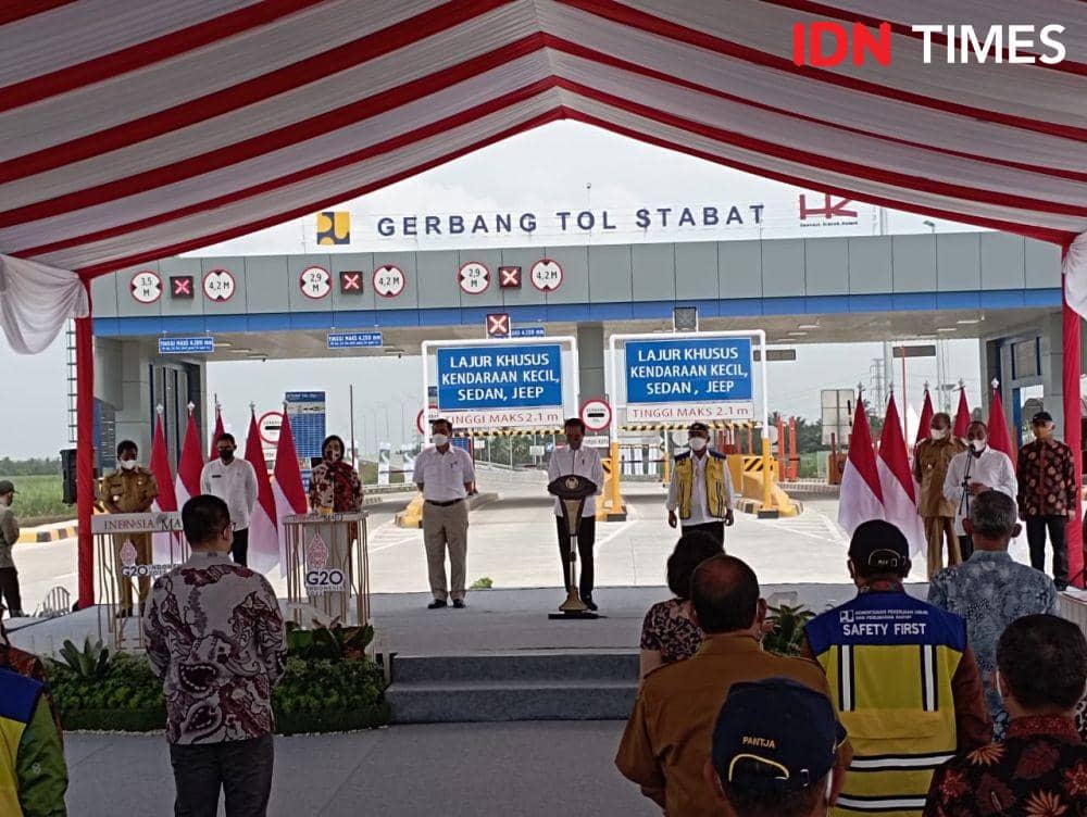Resmikan Tol Binjai-Stabat, Jokowi: Akan Bantu Ekonomi dan Pariwisata