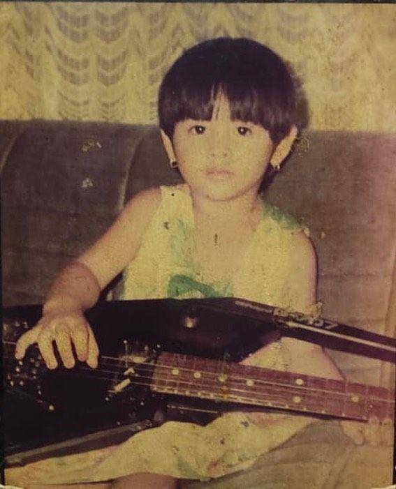 potret masa kecil Audy Item (instagram.com/audyitem)