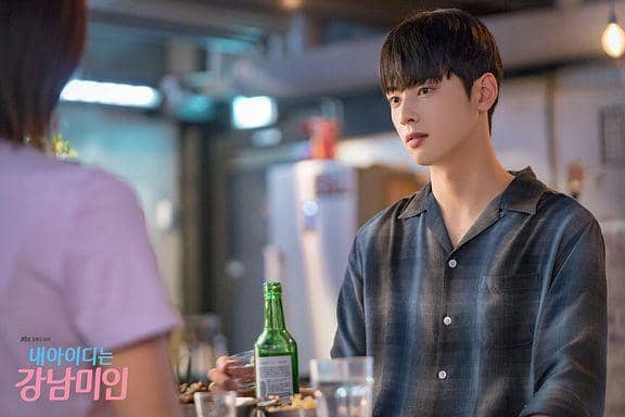 Cha Eun Woo di drama My ID is Gangnam Beauty (instagram.com/my_id_is_gangnam_beauty_)