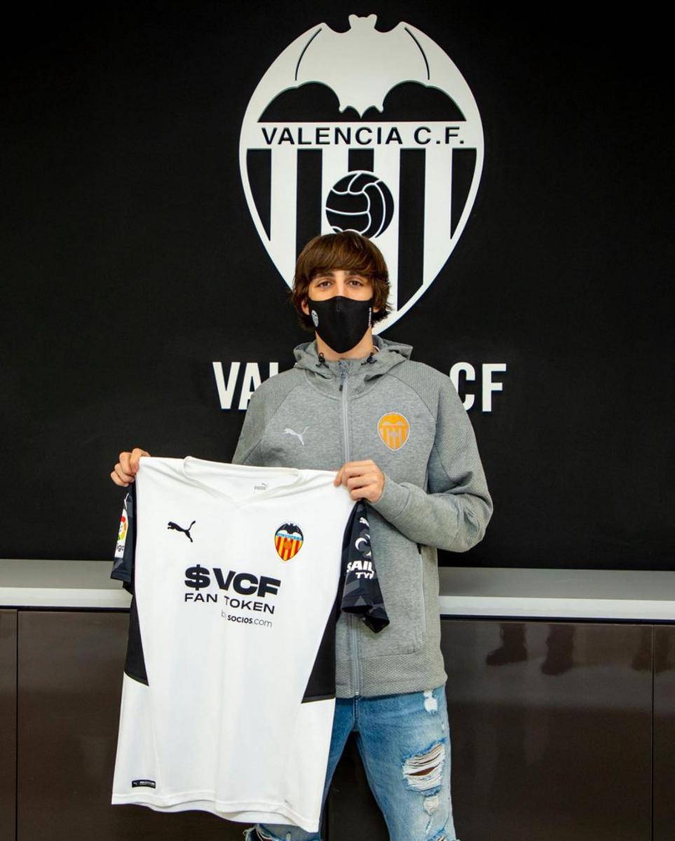 Bryan Gil bergabung bersama Valencia pada musim dingin 2022. (instagram.com/bryan11gil)