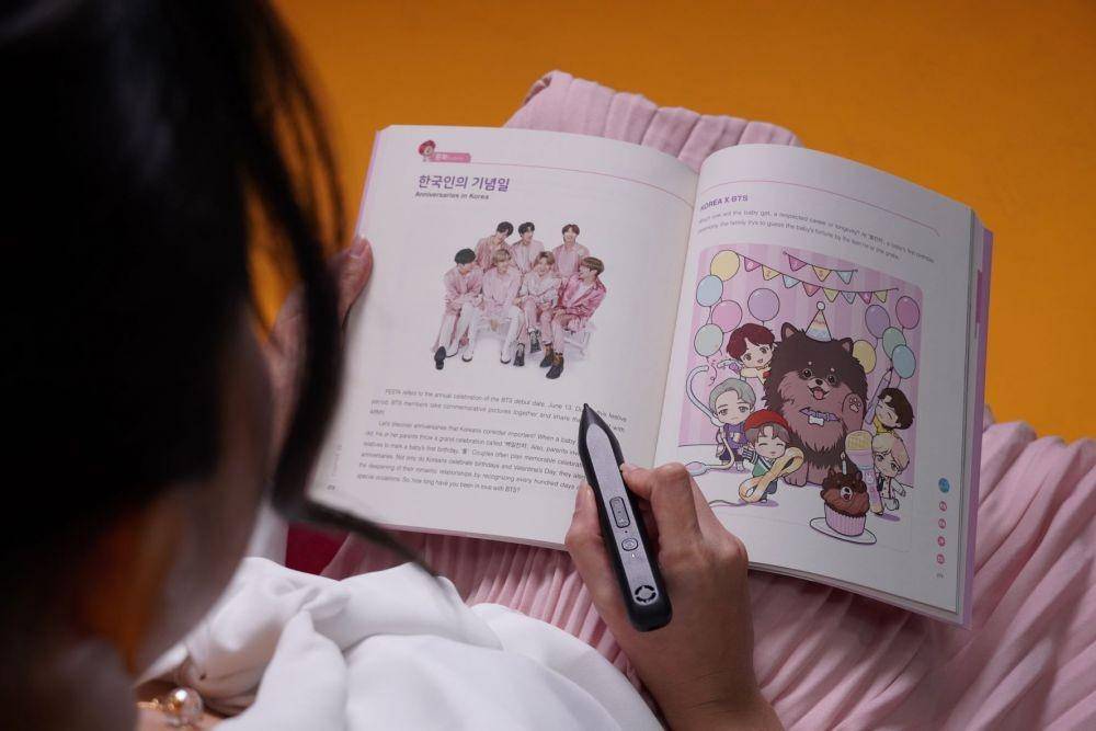 ilustrasi belajar Bahasa Korea (dok. Zenius)