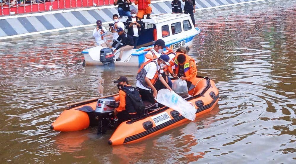Pelepasliaran tiga jenis ikan endemik Sungai Musi di Sungai Sekanak dan Lambidaro (IDN Times/istimewa)