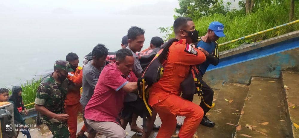 Pasutri Lansia Meninggal Tenggelam di Bendungan Batu Tegi Tanggamus