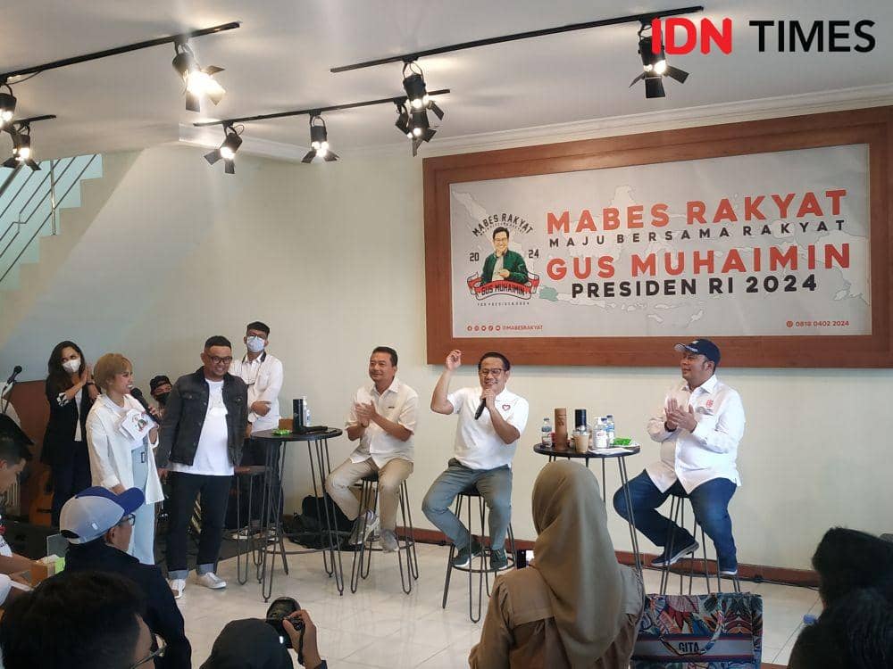 Ngotot Ingin Jadi Presiden, Cak Imin Resmikan Mabes Rakyat di Bandung