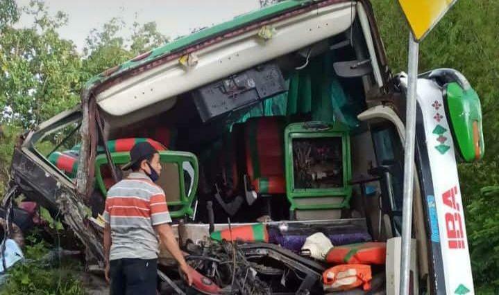 Kecelakaan di Bantul, Bus Sempat Tabrak Tebing 2 Kali