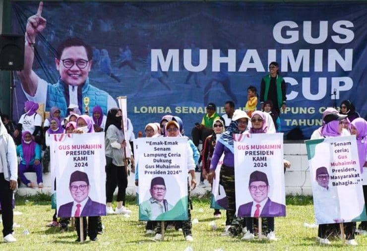Kumpulan Emak-emak Lamtim Dukung Muhaimin Iskandar Maju Pilpres 2024