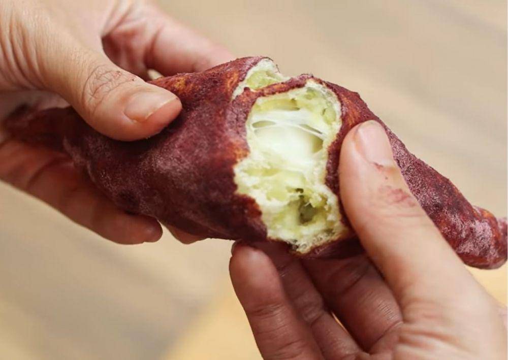 korean sweet potato bread (youtube.com/Devina Hermawan)
