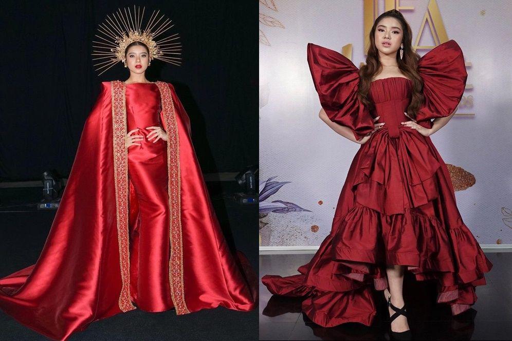 Cerah dan Menawan, 9 Potret Tiara Andini dalam Balutan Outfit Merah
