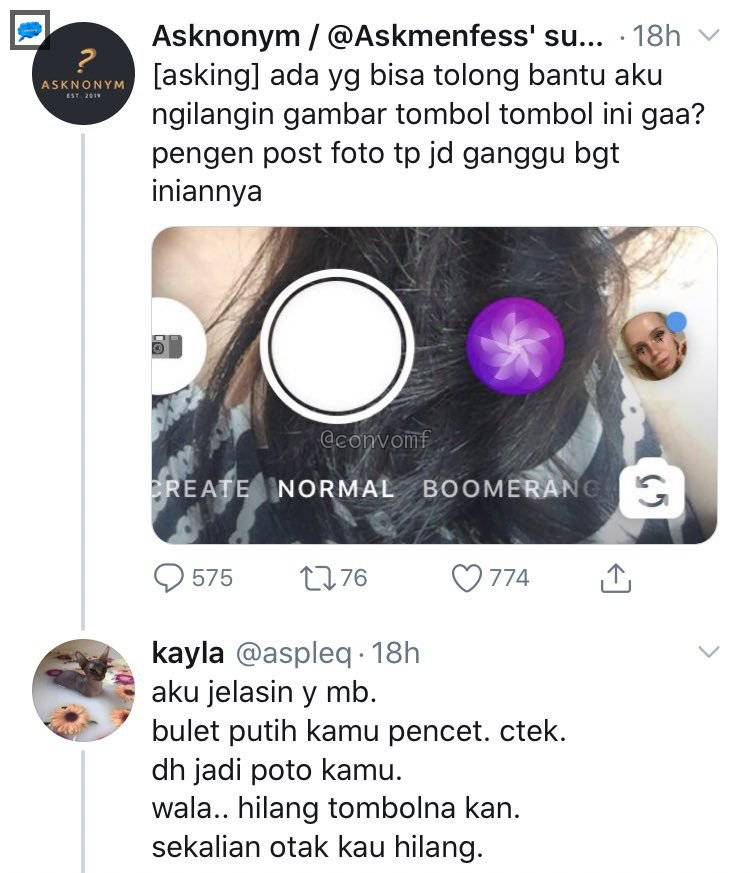 jawaban kocak di kolom komentar (twitter.com/asplec)