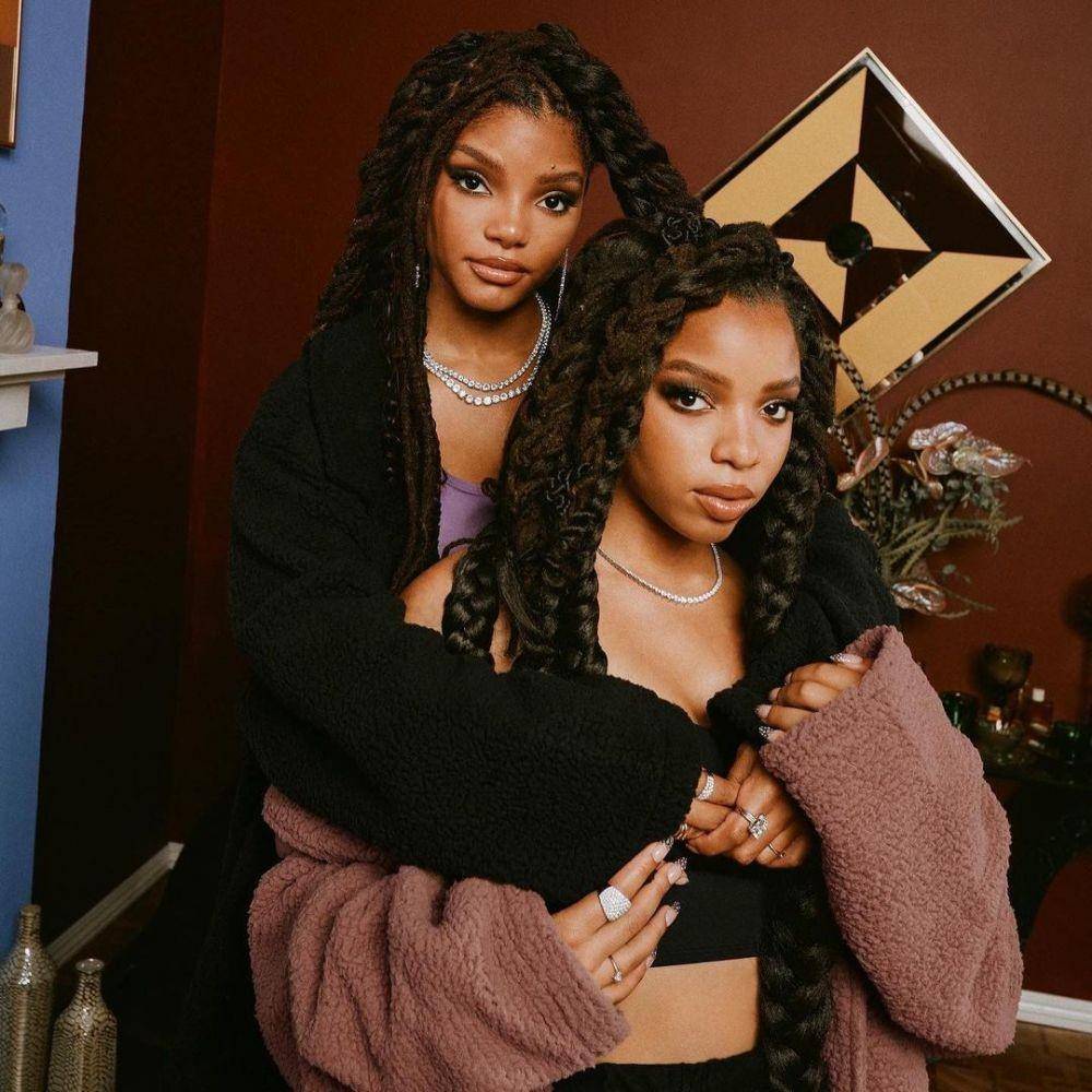 Halle Bailey dan Chloe Bailey (instagram.com/chloexhalle)