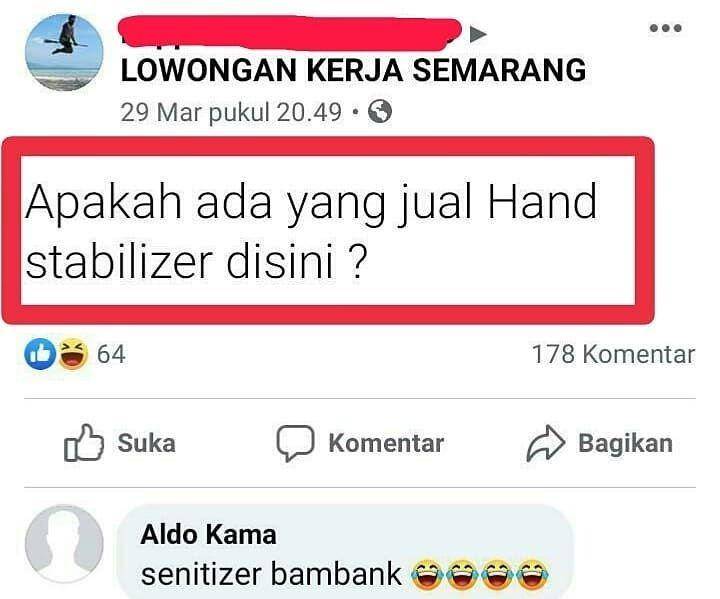 jawaban kocak di kolom komentar (instagram.com/katalucugambar)