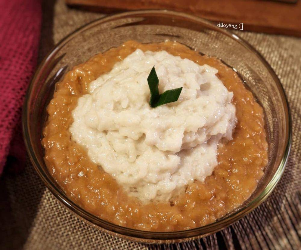 Bubur merah putih. (instagram.com/anie_bachtiar)