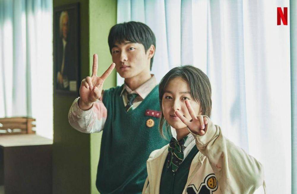 Yoon Chan Young dan Park Ji Hoo di drama All of Us Are Dead (instagram.com/netflixkr)