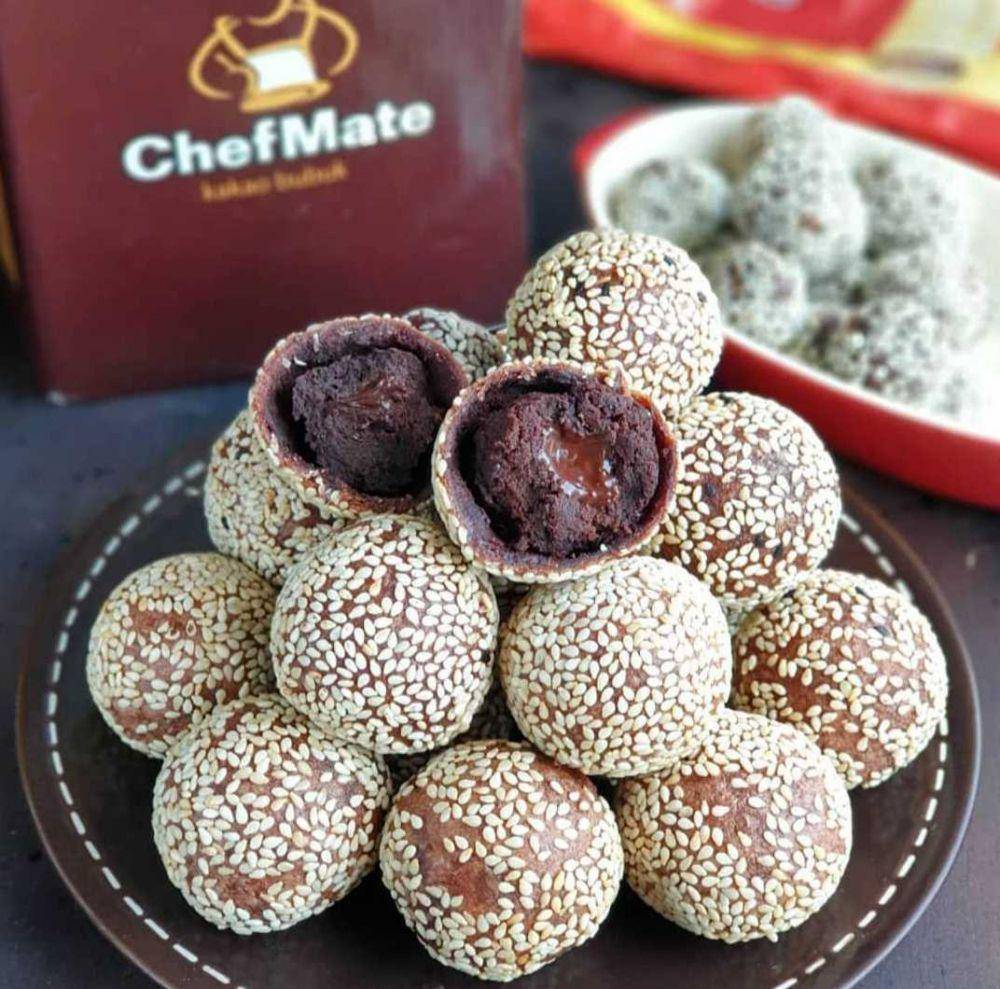 Onde-onde cokelat (instagram.com/resepusahakuliner)