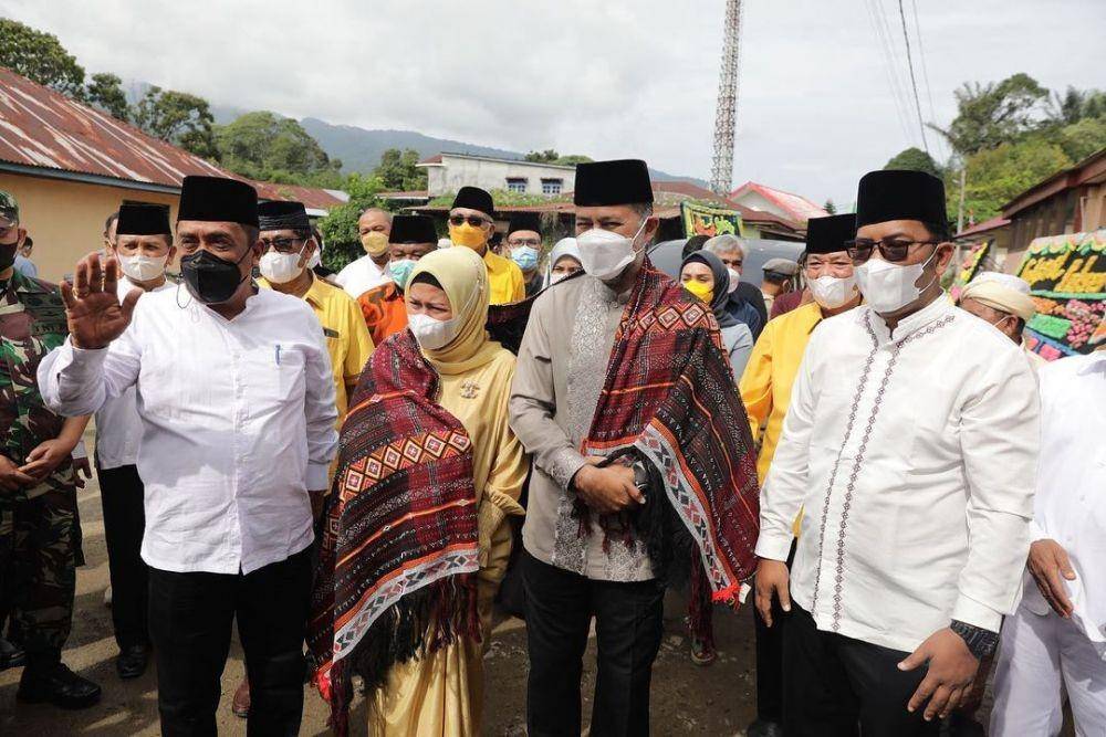 Musa Rajekshah saat kunjungan dinas bersama Sri Mihari Ayu (instagram/musa_rajekshah)