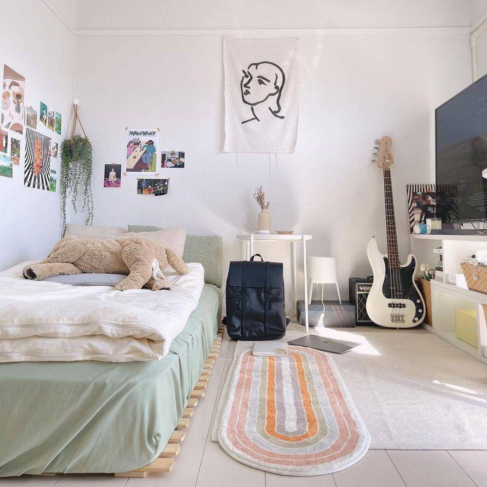 Kamar Tidur Lesehan (instagram.com/oneroom.make)