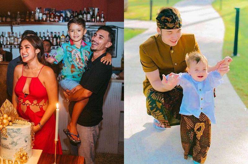 keluarga Vincent Verhaag dan Stefan William (instagram.com/v.andrianto | instagram.com/stefannwilliam)