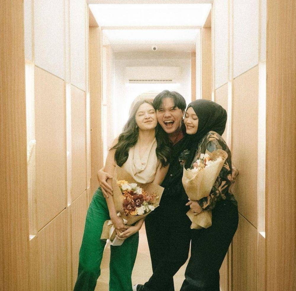 Rizky Febian, Mahalini dan Putri (instagram.com/putridelinaa)