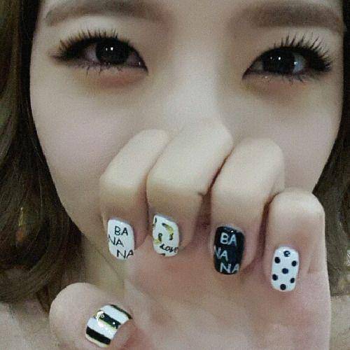 nail art member SNSD (twitter.com/SMGirls4)