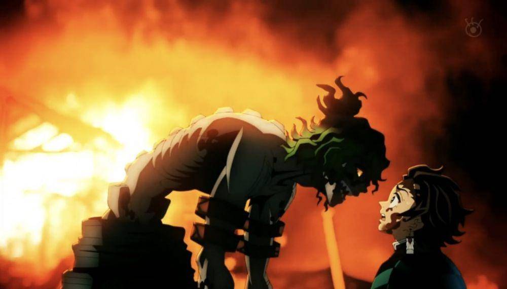 Gyutaro dan Tanjiro. (Dok. Ufotable/Demon Slayer: Kimetsu no Yaiba)
