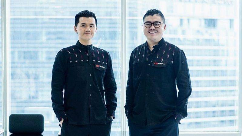 Winston Utomo, CEO IDN Media (kanan) dan William Utomo, COO IDN Media (kiri). (Dok. IDN Media)