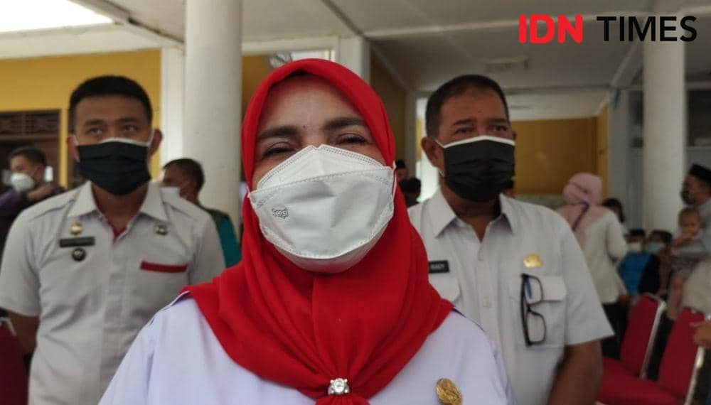 Wali Kota Bandar Lampung, Eva Dwiana. (IDN Times/Rohmah Mustaurida).