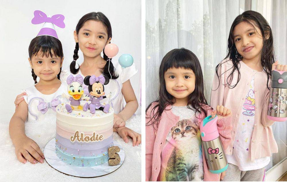 kolase potret Mirielle dan Alodie (instagram.com/nancyagita