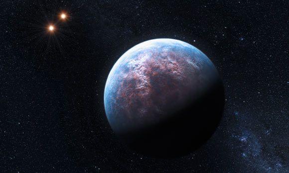 ilustrasi planet Gliese 667Cc (dok. ESO/ L. Calcada)