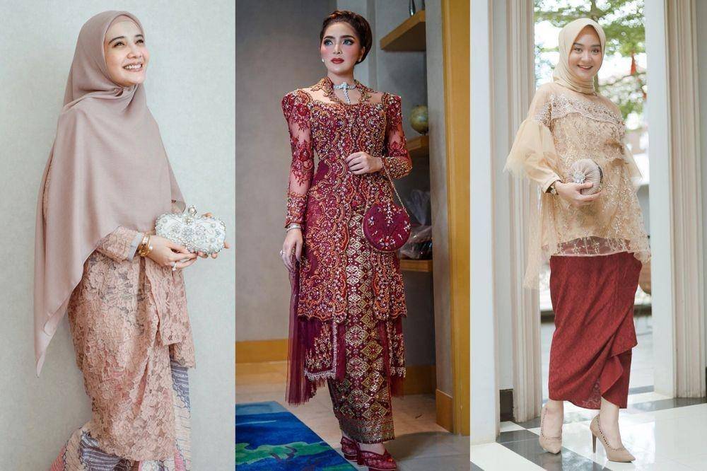 Paduan Kebaya dan Tas Tangan Payet (Berbagai Sumber)