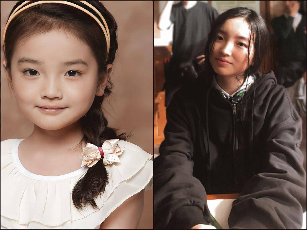 Lee Chae Eun cilik (drama-wiki.com) | Lee Chae Eun di balik layar drama All Of Us are Dead (instagram.com/official_leechaeeun)