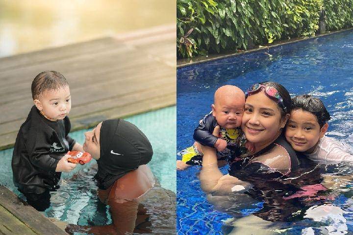 kolase foto Air Rumi Akbar 1453 dan Rayyanza Malik Ahmad (instagram.com/airrumiakbar1453 | instagram.com/raffiahmad1717)