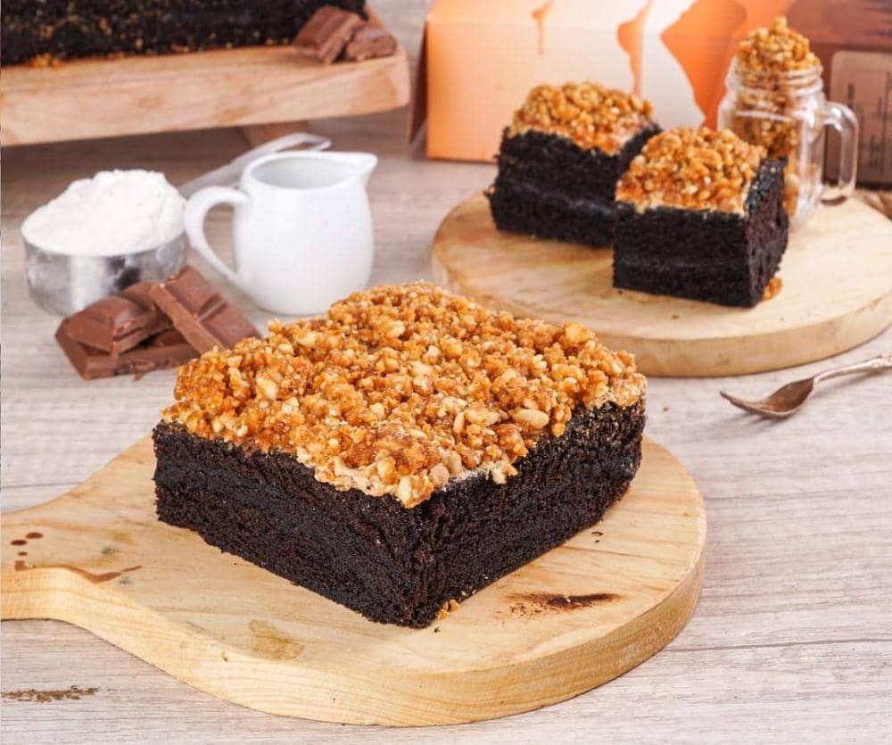 Bolu susu coklat kacang. (instagram.com/bolulembang)