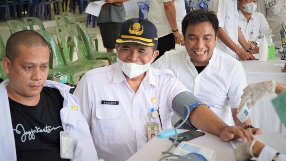 Launcing vaksinasi booster yang dilakukan Pemkab Langkat, antisipasi Covid-19 Varian Omicron (IDN Times/ istimewa)