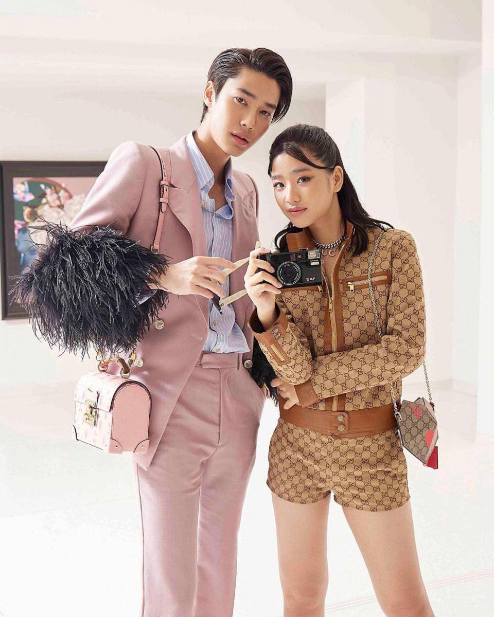 Pemotretan Dew dan Tu. (instagram.com/bazaarthailand)