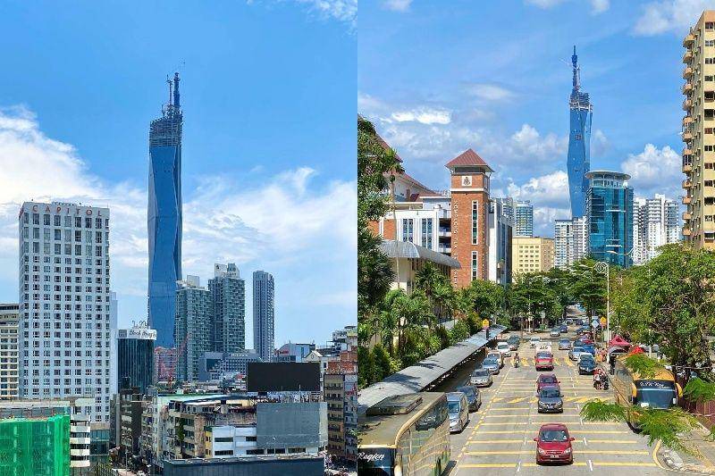 Merdeka 118 dilihat dari berbagai sudut Kuala Lumpur (instagram.com/klcityscapes)