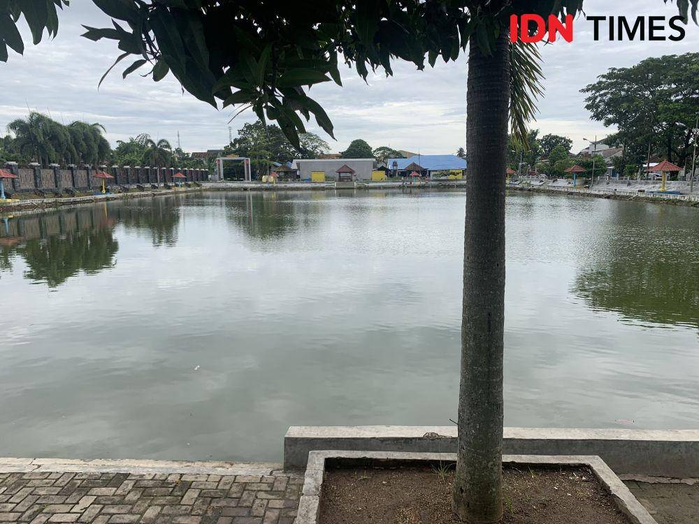 Embung Korpri Jaya, Sukarame, Bandar Lampung. (IDN Times/Rohmah Mustaurida).