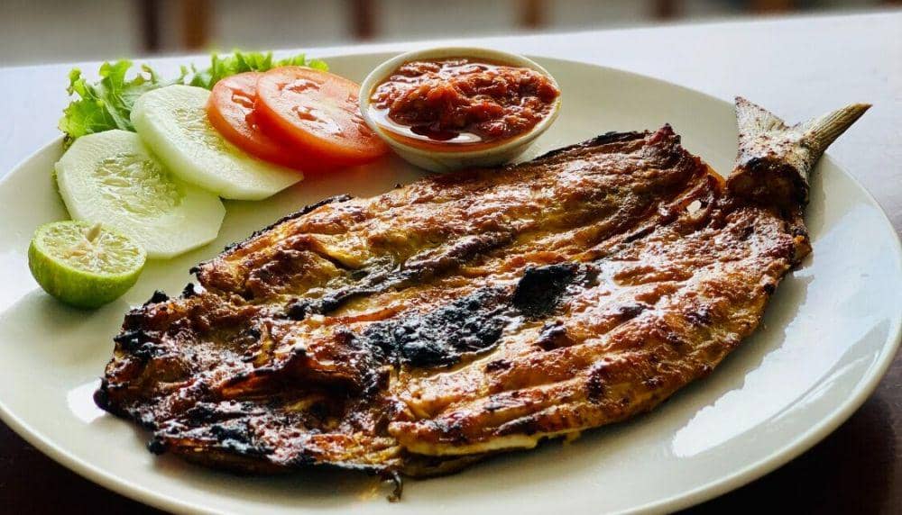 ilustrasi ikan bakar daun jeruk (unsplash.com/Faisal)