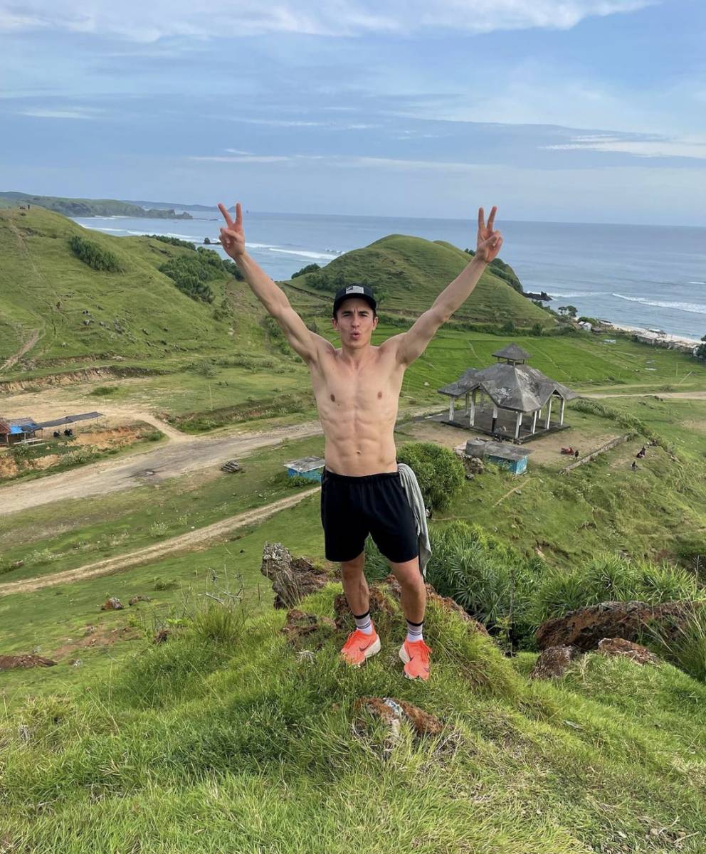 Marc Marquez di Lombok (instagram.com/marcmarquez93)
