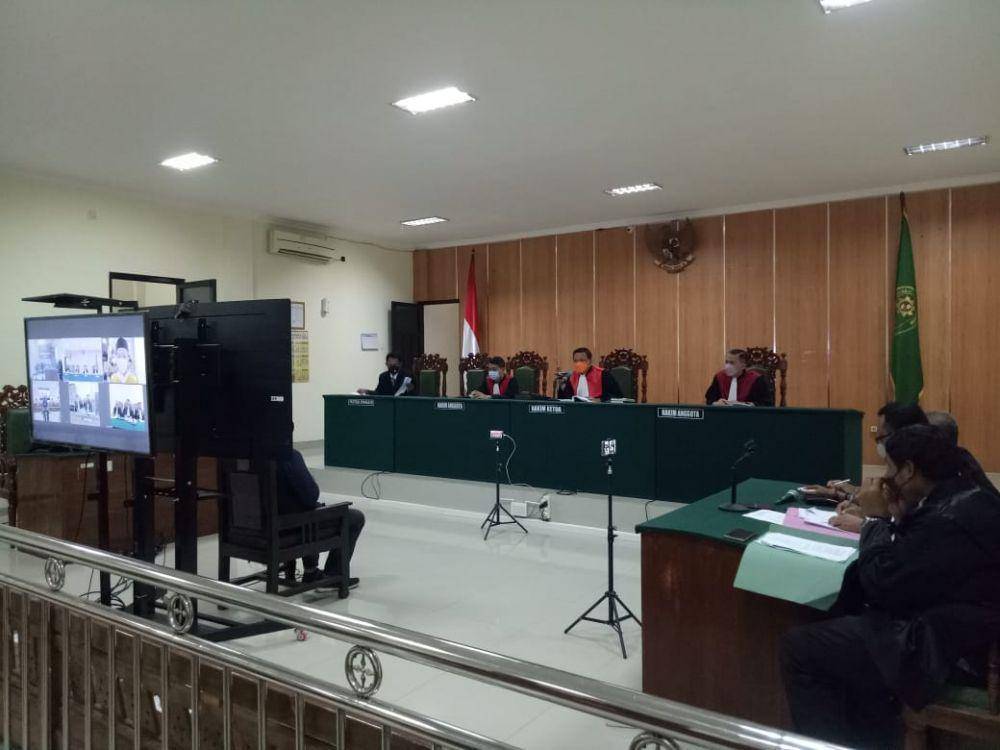 Sidang perkara kecelakaan Vanessa Angel di PN Jombang. IDN Times/Zainul Arifin