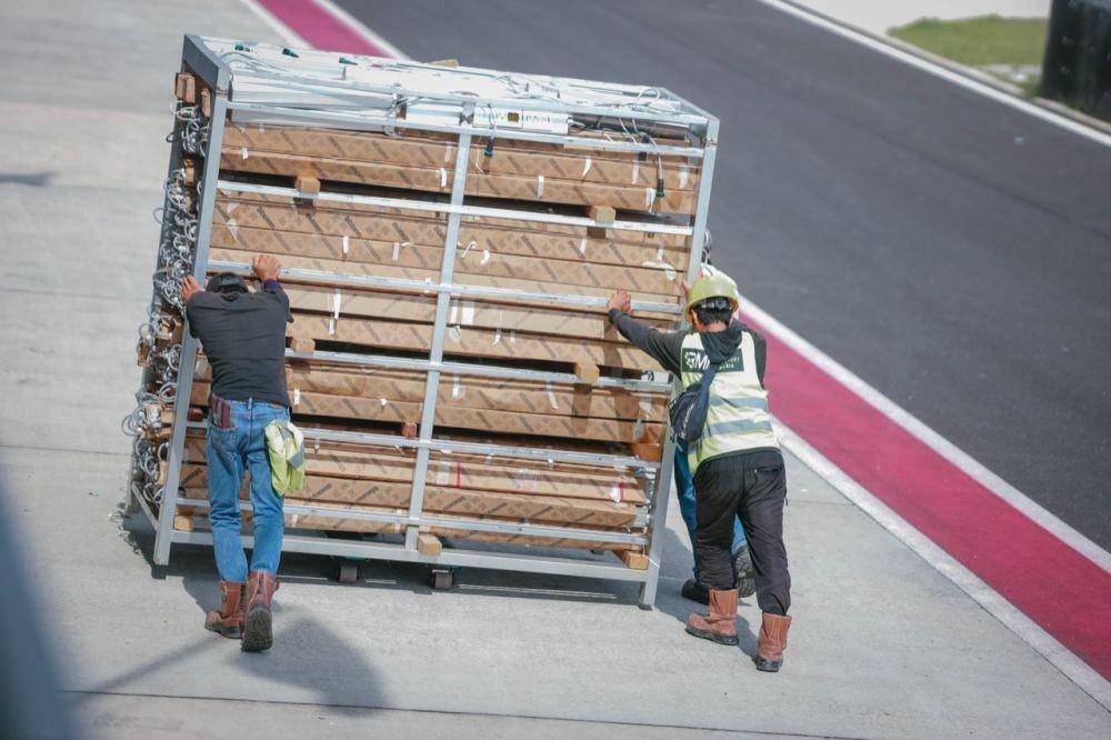 Persiapan jelang tes pramusim MotoGP di Sirkuit Mandalika (Dok. ITDC)