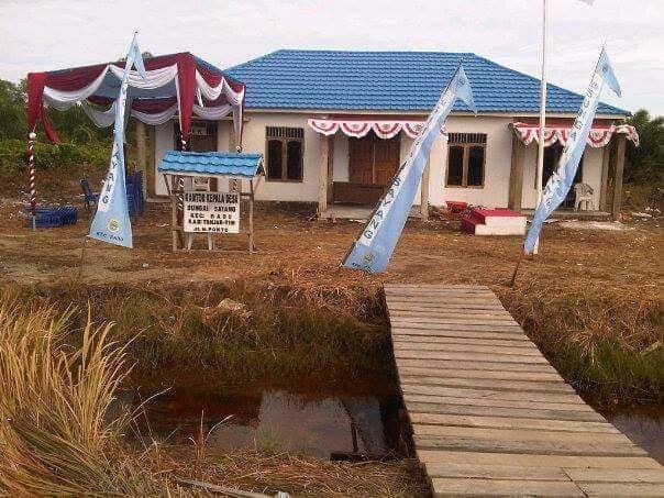 Kantor Desa Sungai Sayang, Tanjab TImur, Jambi