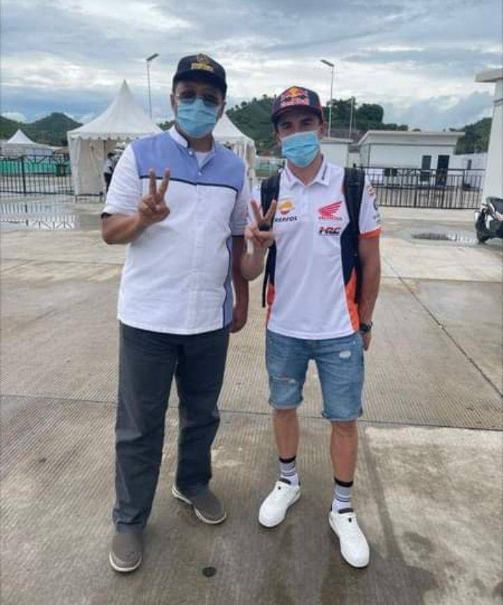 Gubernur NTB ngobrol bareng Marc Marquez/dok. Gubernur NTB
