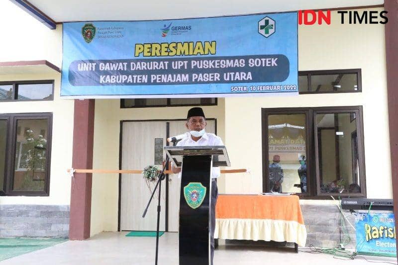 Plt. Bupati PPU. Ir. H. Hamdam mengatakan UGD Puskesmas Sotek hanya berikan pelayanan terbatas (IDN Times/Ervan)