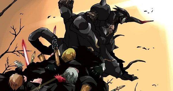 Zegion di atas tumpukan mayat pasukan Kekaisaran Timur  ( Dok.  MICRO MAGAZINE  / Tensura )