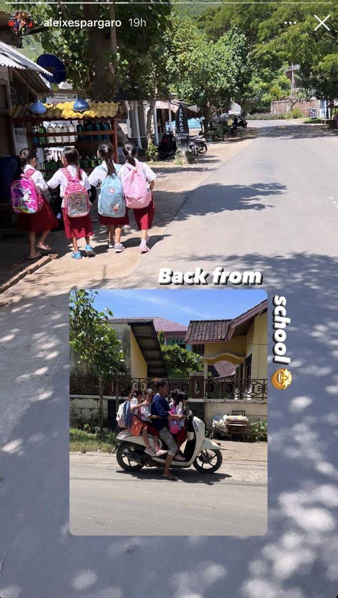 momen kocak pembalap MotoGP di Lombok (instagram.com/aleixespargaro)