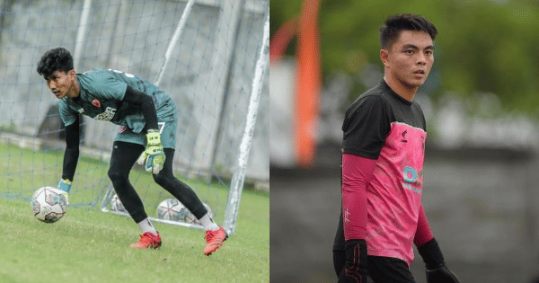 Kiper PSM Makassar, Hilman Syah - Kiper Borneo FC, Gianluca Pandeynuwu (Instagram.com/psm_makassar - Instagram.com/borneofc.id)
