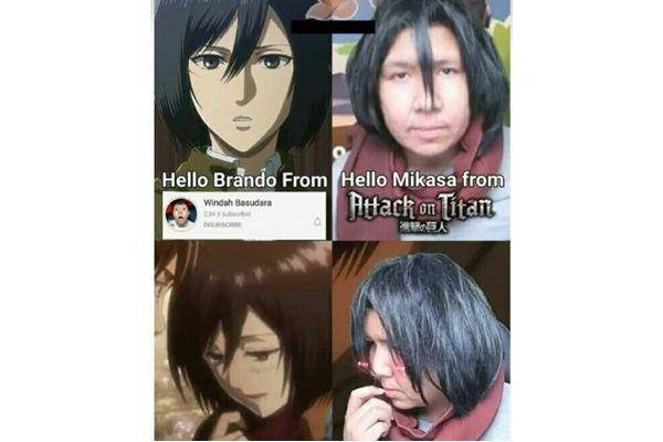 meme Attack On Titan (twitter.com/shironekobanser)
