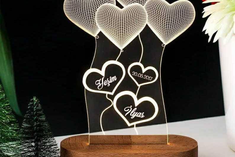 ilustrasi night light 3D (instagram.com/estetik_kado)