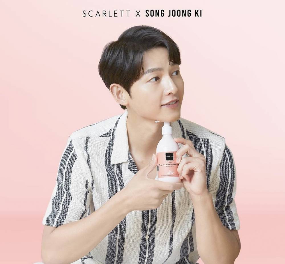 Song Joong Ki didapuk jadi BA Scralett Whitening (instagram.com/scarlett_whitening)